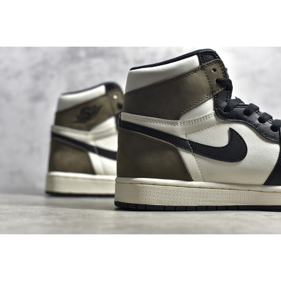 Air Jordan 1 Retro "Dark Mocha" Small Barb / Mocha Coffee
