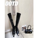 𝙎𝙖𝙞𝙣𝙩 𝙇𝙖𝙪𝙧𝙚𝙣𝙩 | 𝟐𝟎𝟐𝟏/𝐒𝐒 𝐧𝐞𝐰 YSL｜Saint Laurent 2022SS Stretch Patent Leather Boots