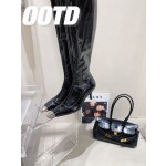 𝙎𝙖𝙞𝙣𝙩 𝙇𝙖𝙪𝙧𝙚𝙣𝙩 | 𝟐𝟎𝟐𝟏/𝐒𝐒 𝐧𝐞𝐰 YSL｜Saint Laurent 2022SS Stretch Patent Leather Boots