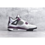Air Jordan AJ4 Retro PSG Grand Paris White Purple