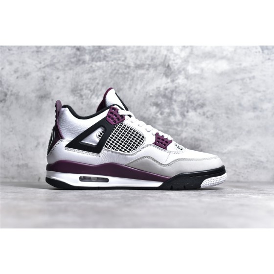 Air Jordan AJ4 Retro PSG Grand Paris White Purple