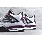 Air Jordan AJ4 Retro PSG Grand Paris White Purple