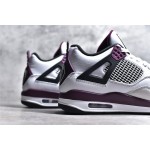 Air Jordan AJ4 Retro PSG Grand Paris White Purple