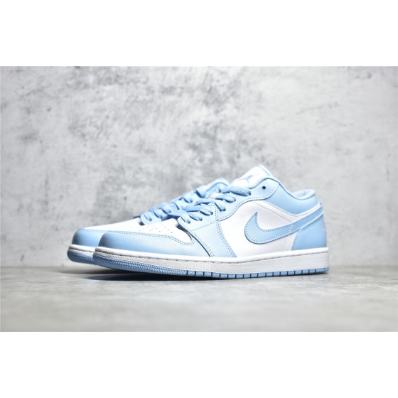 Air Jordan 1 light blue and white