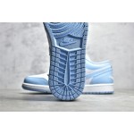Air Jordan 1 light blue and white