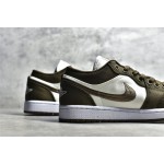 Air Jordan 1 laag legergroen