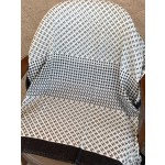 𝐂𝐡𝐚𝐧𝐞𝐥 【Houndstooth Double C Logo】Cashmere Printed Square Scarf