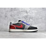 Air Jordan AJ1 Low Low Top Deconstructed Grey Blue Red