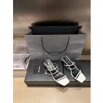 𝙎𝙖𝙞𝙣𝙩 𝙇𝙖𝙪𝙧𝙚𝙣𝙩 | 𝟐𝟎𝟐𝟐/𝐒𝐒 𝐧𝐞𝐰 YSL｜New Roman sandals crystal sheepskin
