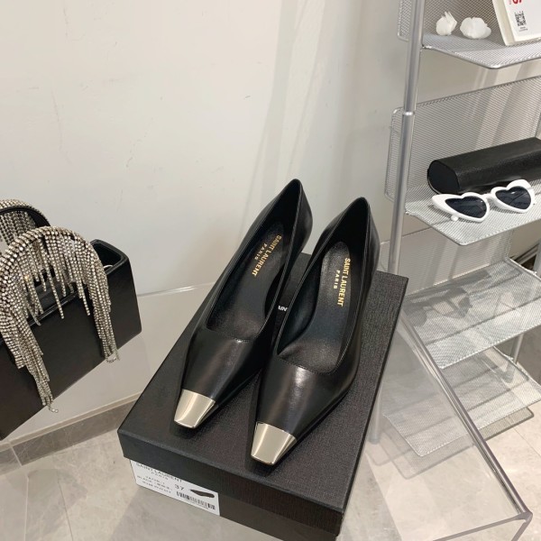 𝙎𝙖𝙞𝙣𝙩 𝙇𝙖𝙪𝙧𝙚𝙣𝙩 | 𝟐𝟎𝟐𝟐/𝐒𝐒 𝐧𝐞𝐰 YSL｜Saint Laurent Metal Toe Series Italian Leather Outsole