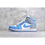 Air Jordan 1 MiD White Blue