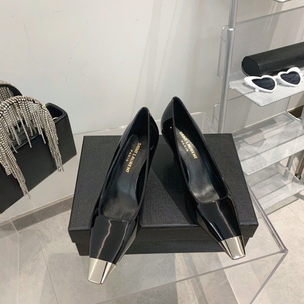 𝙎𝙖𝙞𝙣𝙩 𝙇𝙖𝙪𝙧𝙚𝙣𝙩 | 𝟐𝟎𝟐𝟐/𝐒𝐒 𝐧𝐞𝐰 YSL｜Saint Laurent Metal Toe Series Italian Leather Outsole