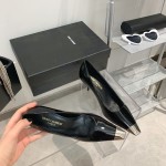 𝙎𝙖𝙞𝙣𝙩 𝙇𝙖𝙪𝙧𝙚𝙣𝙩 | 𝟐𝟎𝟐𝟐/𝐒𝐒 𝐧𝐞𝐰 YSL｜Saint Laurent Metal Toe Series Italian Leather Outsole