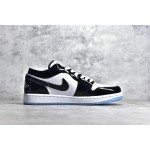 Air Jordan 1 Low Top Patent Leather White and Black