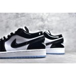 Air Jordan 1 Low Top Patent Leather White and Black