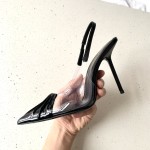𝙎𝙖𝙞𝙣𝙩 𝙇𝙖𝙪𝙧𝙚𝙣𝙩 | 𝟐𝟎𝟐𝟐/𝐒𝐒 𝐧𝐞𝐰 YSL｜CHICA TPU transparent high heels Imported sheepskin