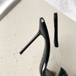 𝙎𝙖𝙞𝙣𝙩 𝙇𝙖𝙪𝙧𝙚𝙣𝙩 | 𝟐𝟎𝟐𝟐/𝐒𝐒 𝐧𝐞𝐰 YSL｜CHICA TPU transparent high heels Imported sheepskin