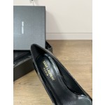 𝙎𝙖𝙞𝙣𝙩 𝙇𝙖𝙪𝙧𝙚𝙣𝙩 | 𝟐𝟎𝟐𝟐/𝐒𝐒 𝐧𝐞𝐰 YSL｜Shaped heel shoes in the closet c high heels original cow patent leather