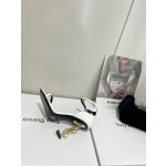 𝙎𝙖𝙞𝙣𝙩 𝙇𝙖𝙪𝙧𝙚𝙣𝙩 | 𝟐𝟎𝟐𝟐/𝐒𝐒 𝐧𝐞𝐰 YSL｜Saint Laurent silk diamond buckle high heels Imported silk