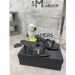 𝙎𝙖𝙞𝙣𝙩 𝙇𝙖𝙪𝙧𝙚𝙣𝙩 | 𝟐𝟎𝟐𝟐/𝐒𝐒 𝐧𝐞𝐰 YSL｜Early spring hot ysl high heel slippers Italian leather bottom