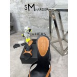 𝙎𝙖𝙞𝙣𝙩 𝙇𝙖𝙪𝙧𝙚𝙣𝙩 | 𝟐𝟎𝟐𝟐/𝐒𝐒 𝐧𝐞𝐰 YSL｜Early spring hot ysl high heel slippers Italian leather bottom