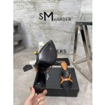 𝙎𝙖𝙞𝙣𝙩 𝙇𝙖𝙪𝙧𝙚𝙣𝙩 | 𝟐𝟎𝟐𝟐/𝐒𝐒 𝐧𝐞𝐰 YSL｜Early spring hot ysl high heel slippers Italian leather bottom