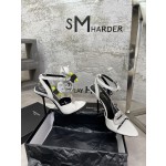 𝙎𝙖𝙞𝙣𝙩 𝙇𝙖𝙪𝙧𝙚𝙣𝙩 | 𝟐𝟎𝟐𝟐/𝐒𝐒 𝐧𝐞𝐰 YSL｜Early spring hot ysl high heel strappy sandals Italian leather sole