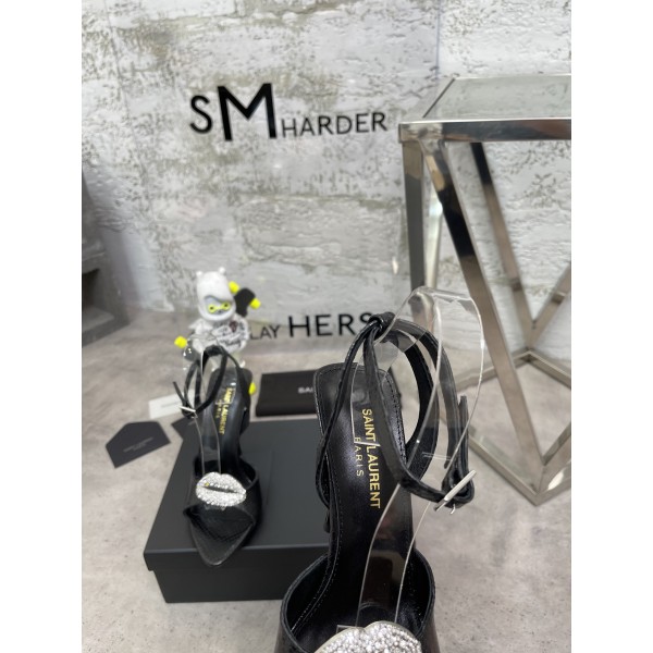 𝙎𝙖𝙞𝙣𝙩 𝙇𝙖𝙪𝙧𝙚𝙣𝙩 | 𝟐𝟎𝟐𝟐/𝐒𝐒 𝐧𝐞𝐰 YSL｜Early spring hot ysl high heel sandals Italian leather sole