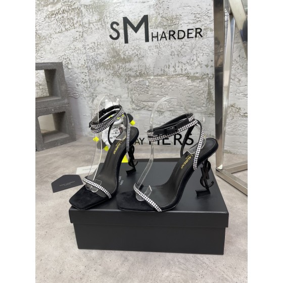 𝙎𝙖𝙞𝙣𝙩 𝙇𝙖𝙪𝙧𝙚𝙣𝙩 | 𝟐𝟎𝟐𝟐/𝐒𝐒 𝐧𝐞𝐰 YSL｜Early spring hot ysl high heel strappy sandals Italian leather sole