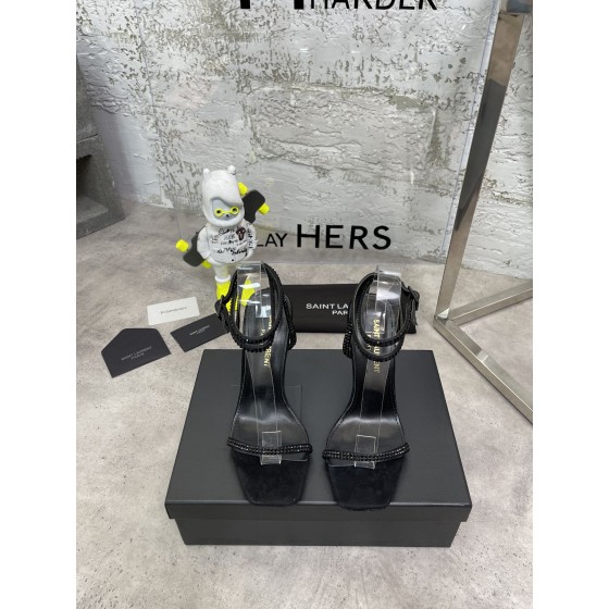 𝙎𝙖𝙞𝙣𝙩 𝙇𝙖𝙪𝙧𝙚𝙣𝙩 | 𝟐𝟎𝟐𝟐/𝐒𝐒 𝐧𝐞𝐰 YSL｜Early spring hot ysl high heel strappy sandals Italian leather sole