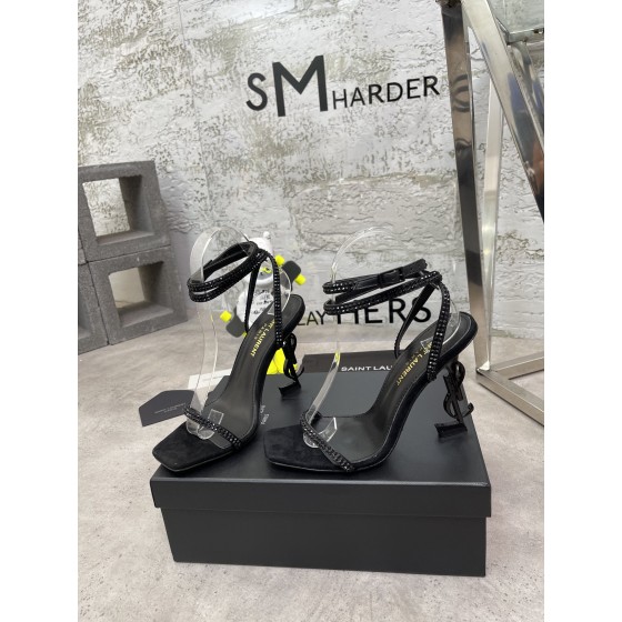 𝙎𝙖𝙞𝙣𝙩 𝙇𝙖𝙪𝙧𝙚𝙣𝙩 | 𝟐𝟎𝟐𝟐/𝐒𝐒 𝐧𝐞𝐰 YSL｜Early spring hot ysl high heel strappy sandals Italian leather sole