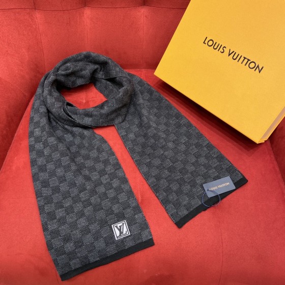 𝐋𝐨𝐮𝐢𝐬 𝐯𝐮𝐢𝐭𝐭𝐨𝐧 Checkered Men's Scarf 100% Wool