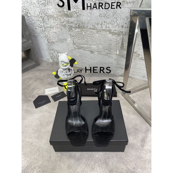 𝙎𝙖𝙞𝙣𝙩 𝙇𝙖𝙪𝙧𝙚𝙣𝙩 | 𝟐𝟎𝟐𝟐/𝐒𝐒 𝐧𝐞𝐰 YSL｜Early spring hot ysl high heel strappy sandals Italian leather sole