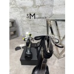 𝙎𝙖𝙞𝙣𝙩 𝙇𝙖𝙪𝙧𝙚𝙣𝙩 | 𝟐𝟎𝟐𝟐/𝐒𝐒 𝐧𝐞𝐰 YSL｜Early spring hot ysl high heel strappy sandals Italian leather sole