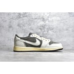 Air Jordan 1 low low top white brown