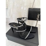 𝙎𝙖𝙞𝙣𝙩 𝙇𝙖𝙪𝙧𝙚𝙣𝙩 | 𝟐𝟎𝟐𝟑/𝐒𝐒 𝐧𝐞𝐰 YSL｜23s new high heel sandals Italian leather outsole