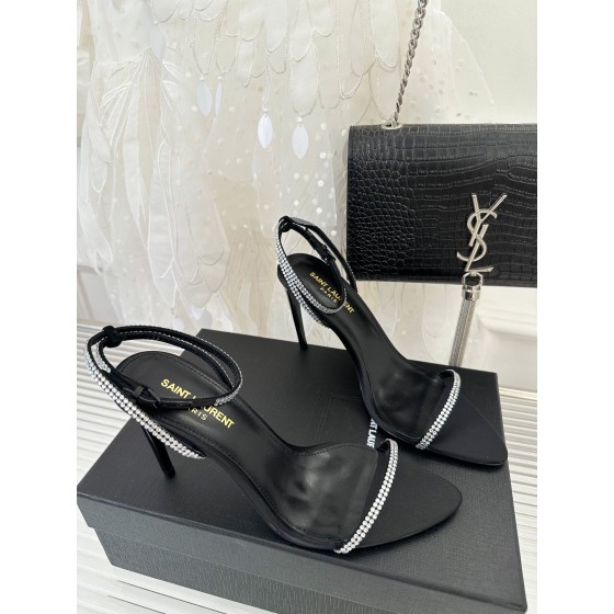 𝙎𝙖𝙞𝙣𝙩 𝙇𝙖𝙪𝙧𝙚𝙣𝙩 | 𝟐𝟎𝟐𝟑/𝐒𝐒 𝐧𝐞𝐰 YSL｜23s new high heel sandals Italian leather outsole