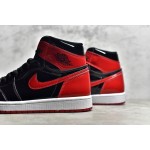 Air Jordan 1 AJ1 lakleer zwart en rood