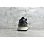 Air Jordan AJ1 Low Top White Black Green