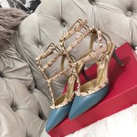 【Valentino】Valentino Valentino top version matte haze blue 3 with 6.5cm high heels