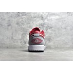 Air Jordan AJ1 Low Top Grey White Red