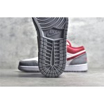 Air Jordan AJ1 Low Top Grey White Red