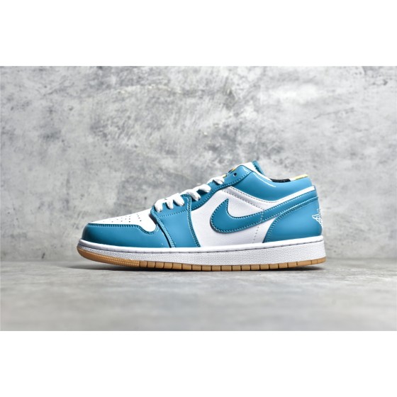 Air Jordan AJ1 low top blue and white