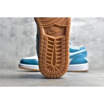 Air Jordan AJ1 low top blue and white