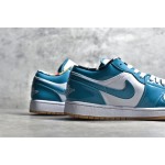 Air Jordan AJ1 low top blue and white