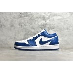 Air Jordan AJ1 low top blue and white