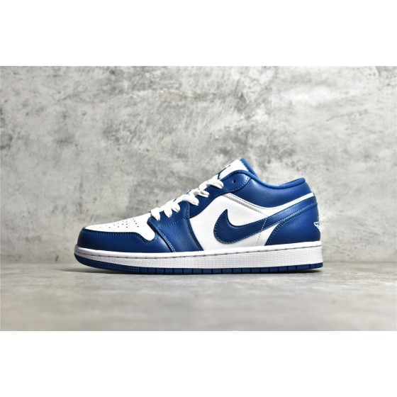 Air Jordan AJ1 low top blue and white