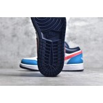 Air Jordan AJ1 Low Top Blue Red White