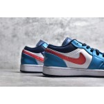 Air Jordan AJ1 Low Top Blue Red White