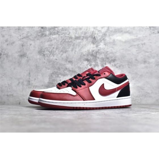 Air Jordan AJ1 Low Top White Red